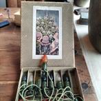 Antieke verlichting kerst kaars lampjes. Oude kerst., Diversen, Kerst, Ophalen of Verzenden, Gebruikt