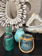 Blauwe Decoratie Mix: Steen, Glas van PTMd, Gebruikt, Blauw, Ophalen of Verzenden, Glas