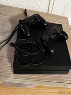 PlayStation 4 Slim met 1TB opslag en 2 controllers, Spelcomputers en Games, Gebruikt, Met 2 controllers, Ophalen of Verzenden