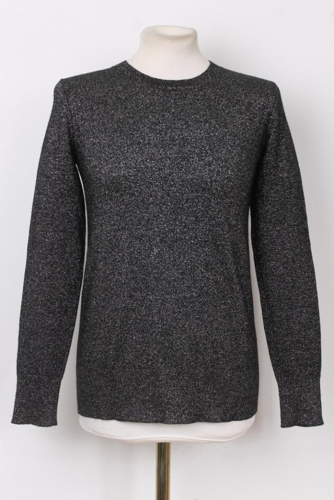 Kerst! Merinowollen glittertrui JOSEPH maat M, Kleding | Dames, Truien en Vesten, Zo goed als nieuw, Maat 38/40 (M), Zwart, Verzenden