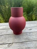Bloomon vaas keramiek rood, Ophalen, Aardewerk of Porselein, Zo goed als nieuw, Minder dan 50 cm