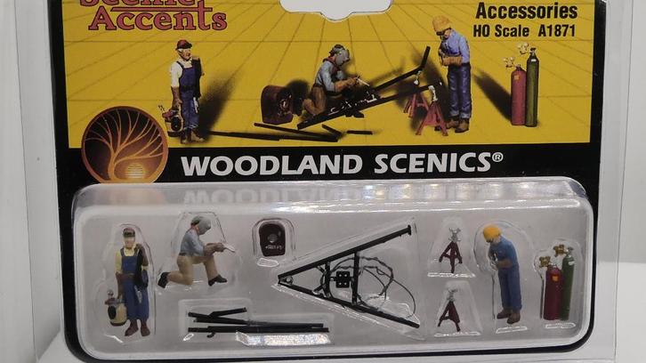 F86) Woodland Figuren H0 lassers ovp A1871, Hobby en Vrije tijd, Modeltreinen | H0, Nieuw, Overige typen, Gelijkstroom of Wisselstroom