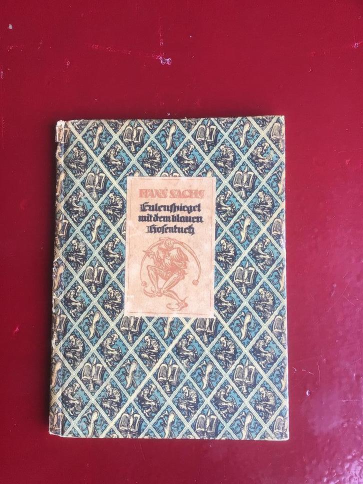 Gedichten boekje van Hans Sachs 1494- 1576 ruim 100 oud 1920, Boeken, Gedichten en Poëzie, Zo goed als nieuw, Eén auteur, Ophalen of Verzenden