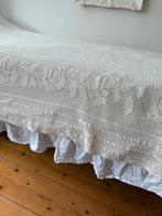 Gehaakte bedsprei met rozen, Verzenden, Zo goed als nieuw, Eenpersoons, Overige typen