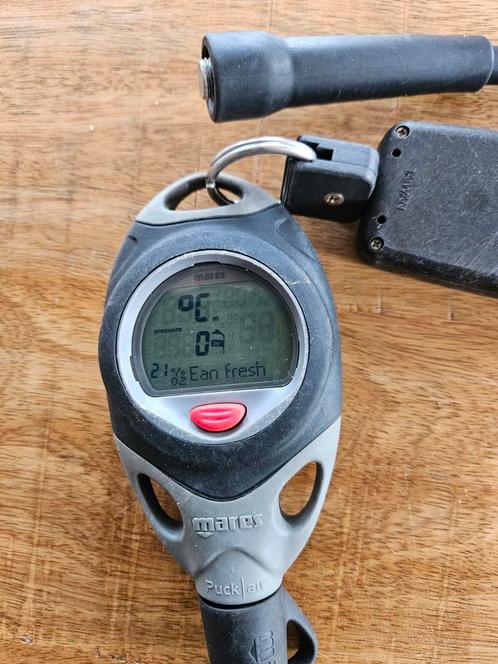 Mares  puck air luchtgeintregeerde duikcomputer, Watersport en Boten, Duiken, Zo goed als nieuw, Duikcomputer, Ophalen of Verzenden