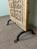 Antiek wandpaneel met houtsnijwerk uit India, Ophalen of Verzenden, Niet ingevuld, Niet ingevuld, Niet ingevuld