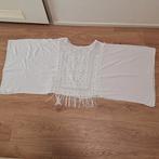 Witte Katoenen Tuniek met Haakdetails - Maat M, Ophalen of Verzenden, Zo goed als nieuw, Maat 42/44 (L), Wit