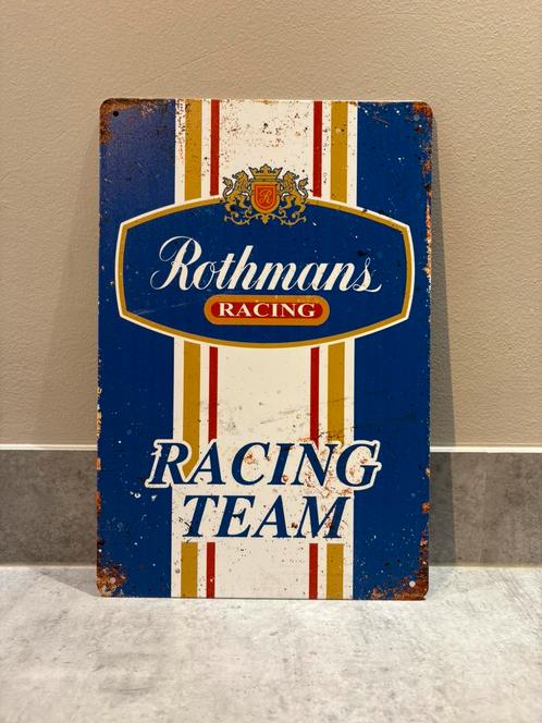 Mancave Bar Café Wanddecoratie metalen bordje Rothmans, Verzamelen, Merken en Reclamevoorwerpen, Zo goed als nieuw, Reclamebord