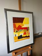 Ronald Boonacker, ingelijste zeefdruk Toscane I, Antiek en Kunst, Ophalen