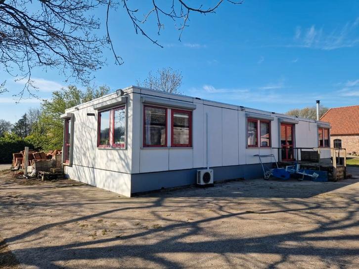 Woonunit  bijna 130m2 incl. houtkachel cv ketel Airco, Zakelijke goederen, Machines en Bouw | Keten en Containers, Ophalen