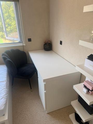 MALM bureau wit, ikea
