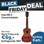 Kala Makala MK-C - Concert Ukelele, Muziek en Instrumenten, Ophalen of Verzenden, Nieuw, Ukelele