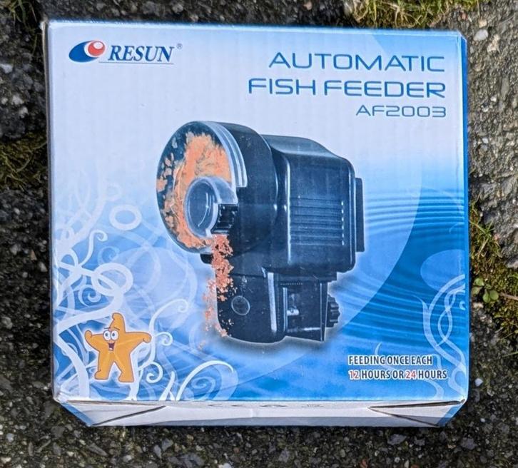 Resun visvoeder automaat AF-2003, Dieren en Toebehoren, Vissen | Aquaria en Toebehoren, Gebruikt, Overige typen, Ophalen of Verzenden
