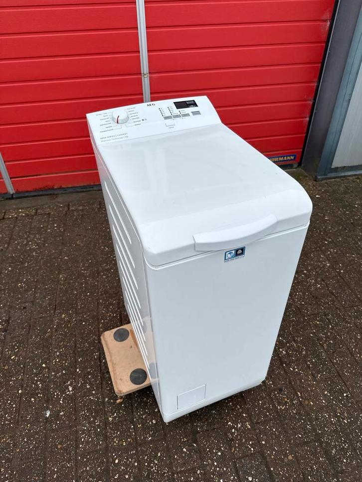 AEG Bovenlader Wasmachine 1-6kg, Witgoed en Apparatuur, Wasmachines, Gebruikt, Bovenlader, 4 tot 6 kg, 85 tot 90 cm, 1200 tot 1600 toeren