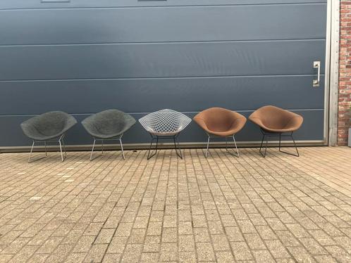 4x originele Knoll Bertoia Diamond chair, Huis en Inrichting, Fauteuils, Ophalen of Verzenden