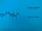 Bladmuziek piano Simeon ten Holt  Canto Ostinato, Muziek en Instrumenten, Bladmuziek, Overige genres, Ophalen of Verzenden, Zo goed als nieuw