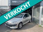 Peugeot 206 1.6-16V XS Premium/Apk/Grijs/3 Deurs/Nap/Leder i, Voorwielaandrijving, Gebruikt, Lederen bekleding, Bedrijf