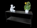 Sidetable zwart, Ophalen, Gebruikt, 100 tot 150 cm, Metaal