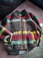 Wollen duurzame dekenjas bomberjack mt 36-38, Maat 38/40 (M), Bruin, Nieuw, Ophalen of Verzenden