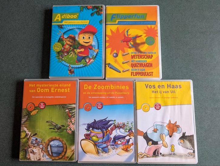 Educatieve PC Games - Leer Spelenderwijs!, Cd's en Dvd's, Dvd's | Kinderen en Jeugd, Zo goed als nieuw, Alle leeftijden, Ophalen of Verzenden