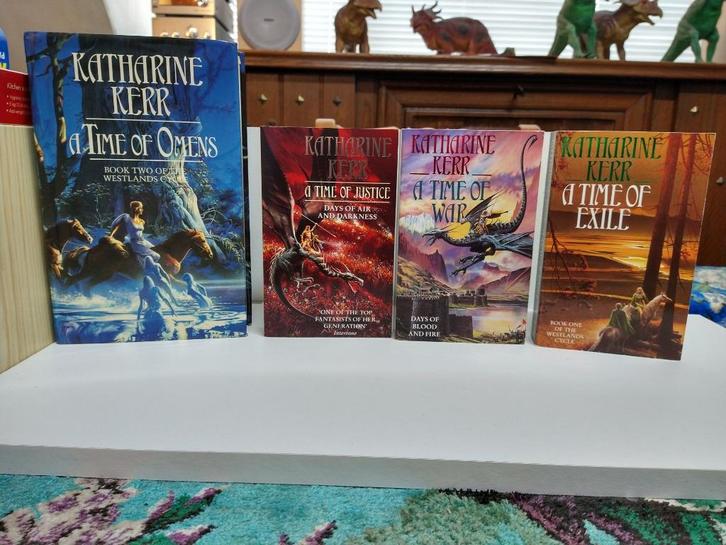 KATHARINE KERR - DEVERRY SERIES 2 - WESTLANDS CYCLE (4 engl., Boeken, Fantasy, Zo goed als nieuw, Verzenden
