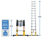 JCB telescoop ladder, Nieuw, Ophalen of Verzenden, Ladder, Opvouwbaar of Inschuifbaar