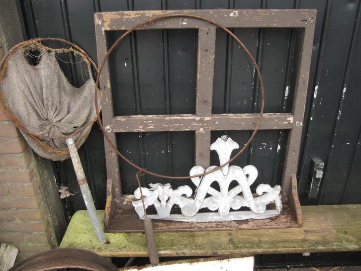 oud houten Frans wandrek / wand rek, Antiek en Kunst, Antiek | Woonaccessoires, Ophalen