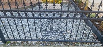 Hekwerk gepoedercoat zwart  beschikbaar voor biedingen