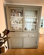 Buffetkast grijs, Huis en Inrichting, Ophalen, 200 cm of meer, 25 tot 50 cm, Glas