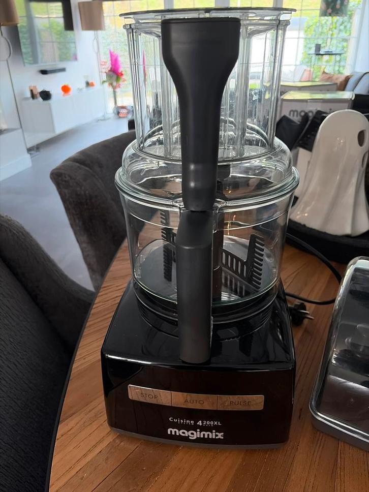 Magimix Cuisine 4200XL Compleet, Witgoed en Apparatuur, Keukenmixers, Zo goed als nieuw, 3 tot 4 liter, 3 snelheden of meer, Vaatwasserbestendig