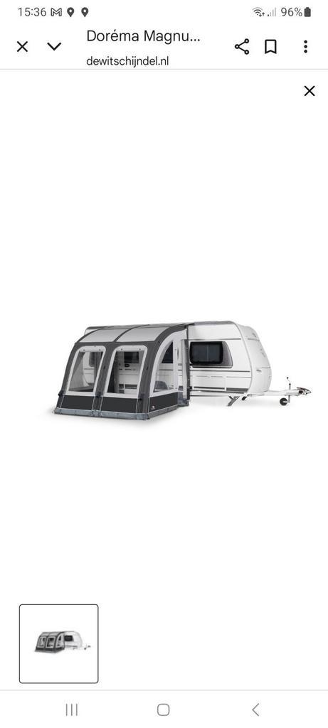 Magnum Air All Season 260 Dorema, Caravans en Kamperen, Tenten, Zo goed als nieuw, Ophalen