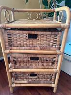 Rotan meubel, Huis en Inrichting, Kasten | Ladekasten, Ophalen, 100 tot 150 cm, 50 tot 100 cm, Zo goed als nieuw