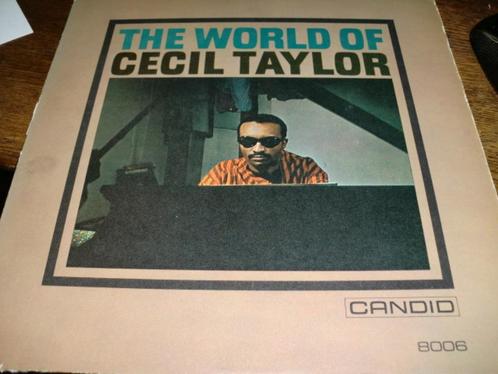Cecil Taylor ‎ The World Of Cecil Taylor Candid LP US 1961, Cd's en Dvd's, Vinyl | Jazz en Blues, Gebruikt, Jazz, 1940 tot 1960