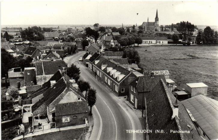Terheijden [N.B., Panorama - vanuit de lucht - ongelopen, Verzamelen, Ansichtkaarten | Nederland, Ongelopen, Noord-Brabant, Voor 1920