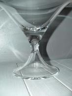 Voor glasliefhebbers! Krosno design glazen schaal op voet, Schaal, Rond, Ophalen of Verzenden, Glas