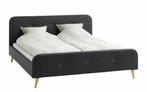 Bed, 2persoons bed, inclusief matras, Huis en Inrichting, Slaapkamer | Boxsprings, Nieuw, Grijs, 140 cm, Ophalen