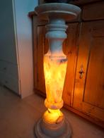 Marmeren zuil met verlichting, Ophalen, Gebruikt