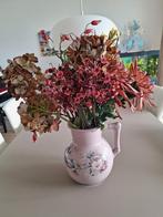 Geklonken vaas met bloemen opdruk, Ophalen of Verzenden