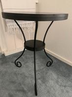 Leuk Ikea tafeltje, Huis en Inrichting, Tafels | Bijzettafels, Ophalen, Minder dan 55 cm, Metaal of Aluminium, Rond