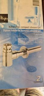 Een nieuw verchroomd syphon 5/4 bij 32mm, Ophalen of Verzenden, Nieuw, Chroom, Wastafel