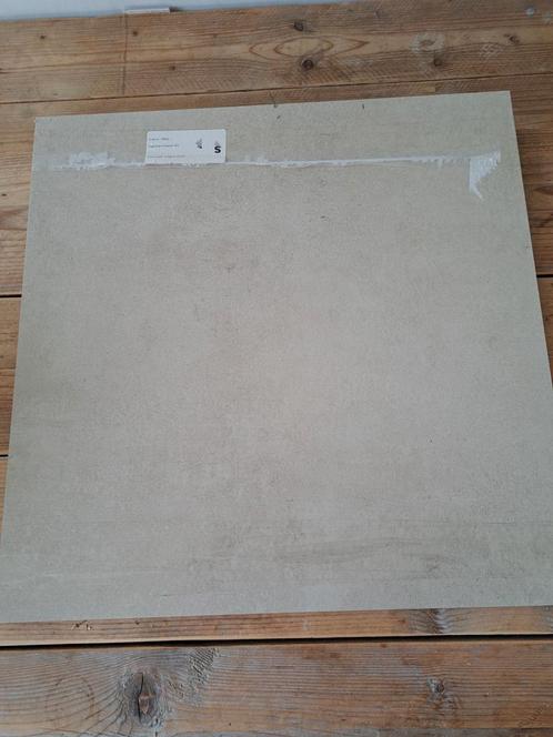 Vloertegels en plinten [e]stone Toscana Greige 60x60 - 4m², Doe-het-zelf en Verbouw, Tegels, Zo goed als nieuw, Vloertegels, Keramiek