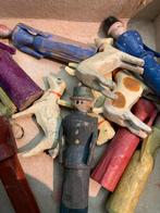 Antiek Houten Speelgoedfiguren Erzgebergte in Doosje, Antiek en Kunst, Antiek | Speelgoed, Ophalen of Verzenden