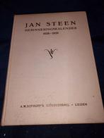 3038 STEEN, Jan, - Jan Steen herinneringskalender 1626-192, Boeken, Kunst en Cultuur | Beeldend, Ophalen of Verzenden, Zo goed als nieuw
