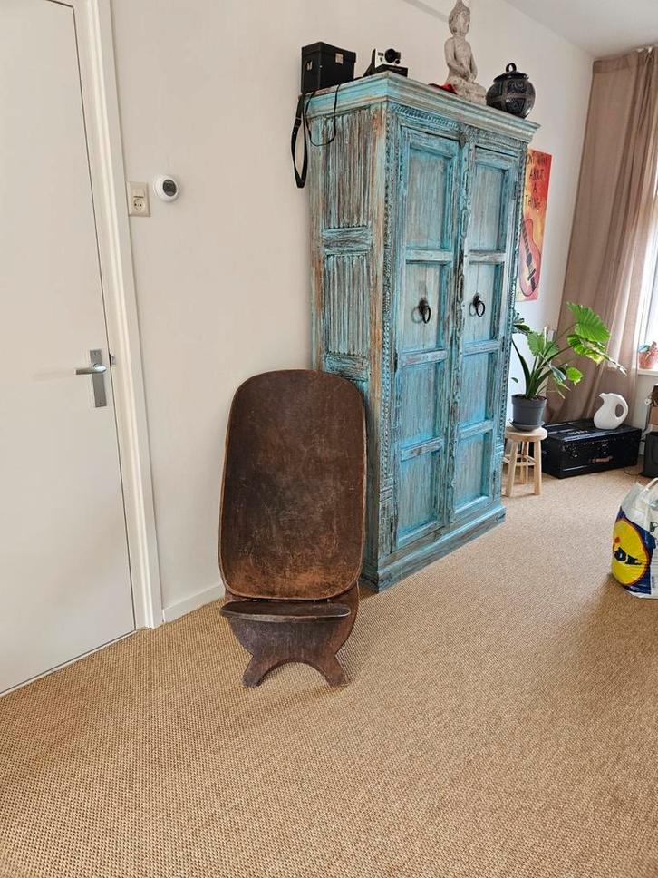 Afrikaanse stoel, Huis en Inrichting, Stoelen, Gebruikt, Eén, Ophalen