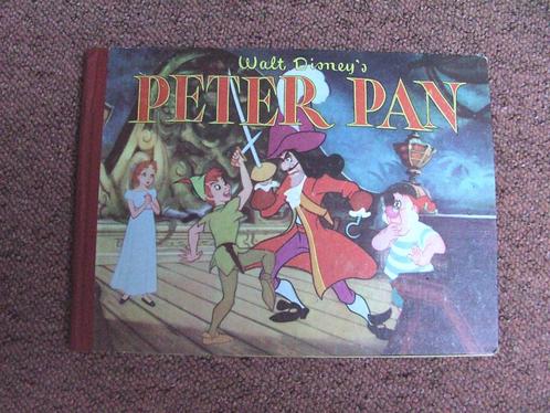 Disney plaatjesboek Peter Pan, Verzamelen, Disney, Gebruikt, Papier, Kaart of Schrift, Peter Pan of Pinokkio, Ophalen of Verzenden