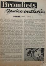 Service Bulletin Berini Anker Laura M48, Fietsen en Brommers, Ophalen, Gebruikt