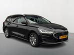 Ford Focus Wagon 1.0 EcoBoost Hybrid Titanium | Driver assis, Auto's, 65 €/maand, Zwart, Origineel Nederlands, Handgeschakeld