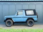 Mercedes-Benz G 240 Cabrio OM606 Turbo Diesel 1980, Auto's, Zwart, Lederen bekleding, Blauw, Bedrijf