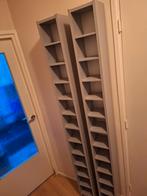 2 x Ikea Benno cd/dvd kast zilvergrijs, Huis en Inrichting, Woonaccessoires | Cd- en Dvd-rekken, Ophalen, Zo goed als nieuw, Hout