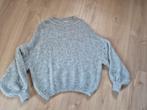 Grijze trui met pofmouwen - One Size, Kleding | Dames, Truien en Vesten, Maat 42/44 (L), Zo goed als nieuw, Grijs, Bebou